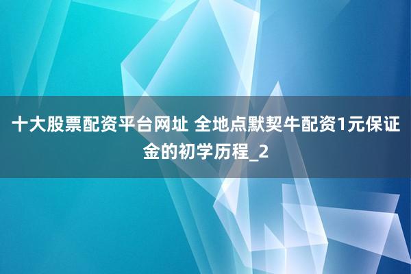 十大股票配资平台网址 全地点默契牛配资1元保证金的初学历程_2